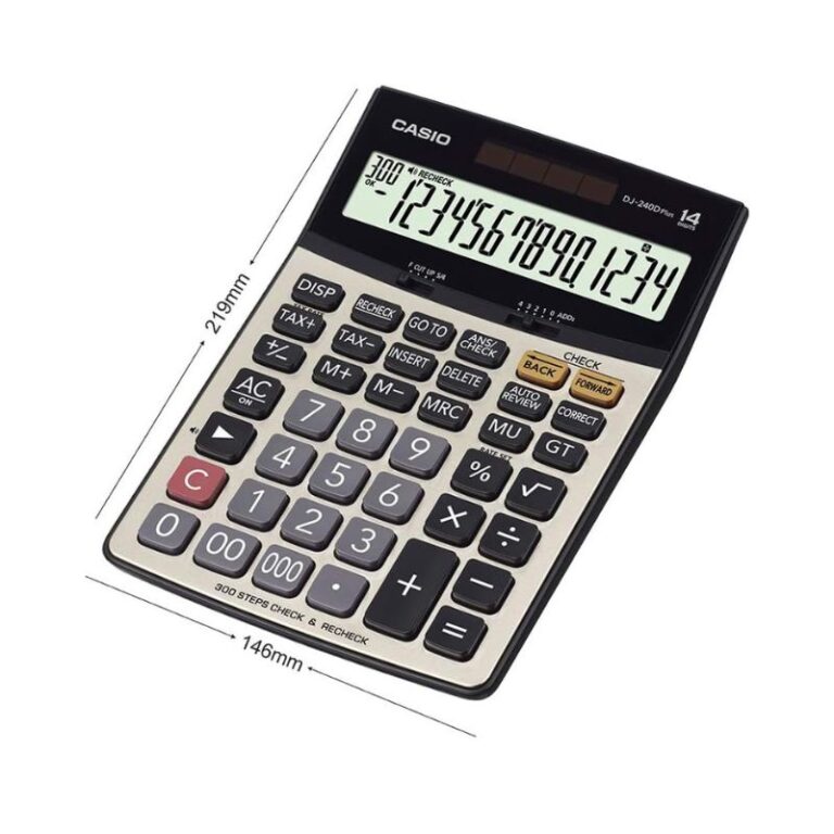 Casio DJ-240DPLUS Desktop Calculator