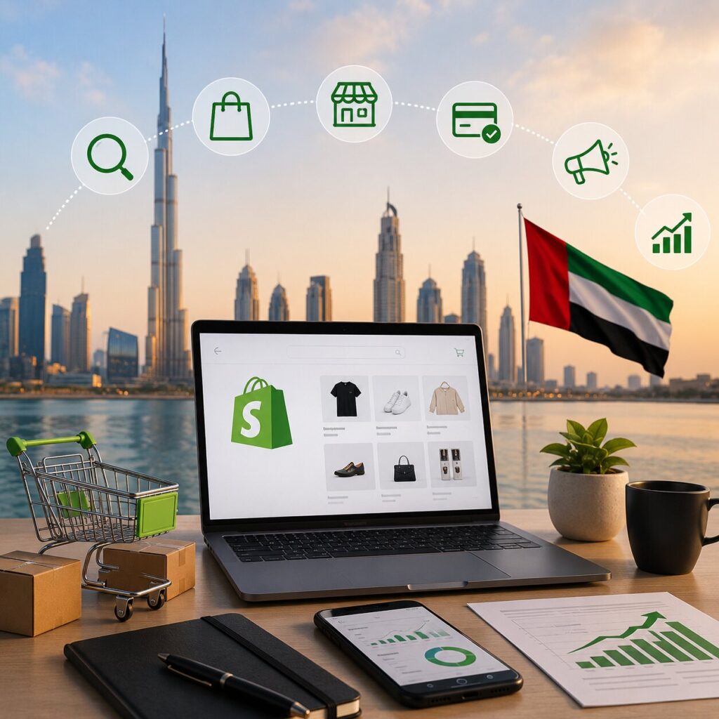 Shopify store in Dubai