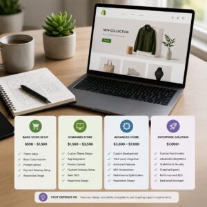 how much do shopify development services cost